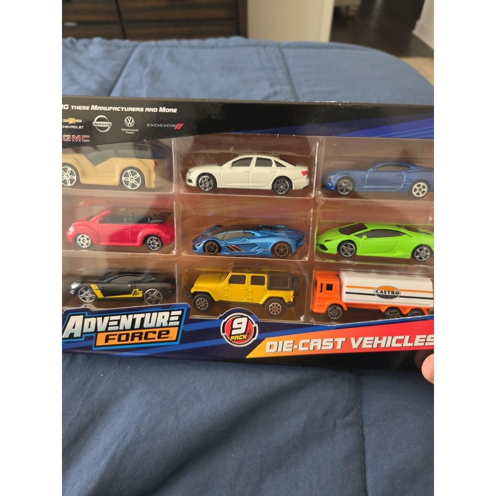 Adventure Force Die-Cast Vehicle Assortment 9 Pack‎ Car Play Vehicles READ